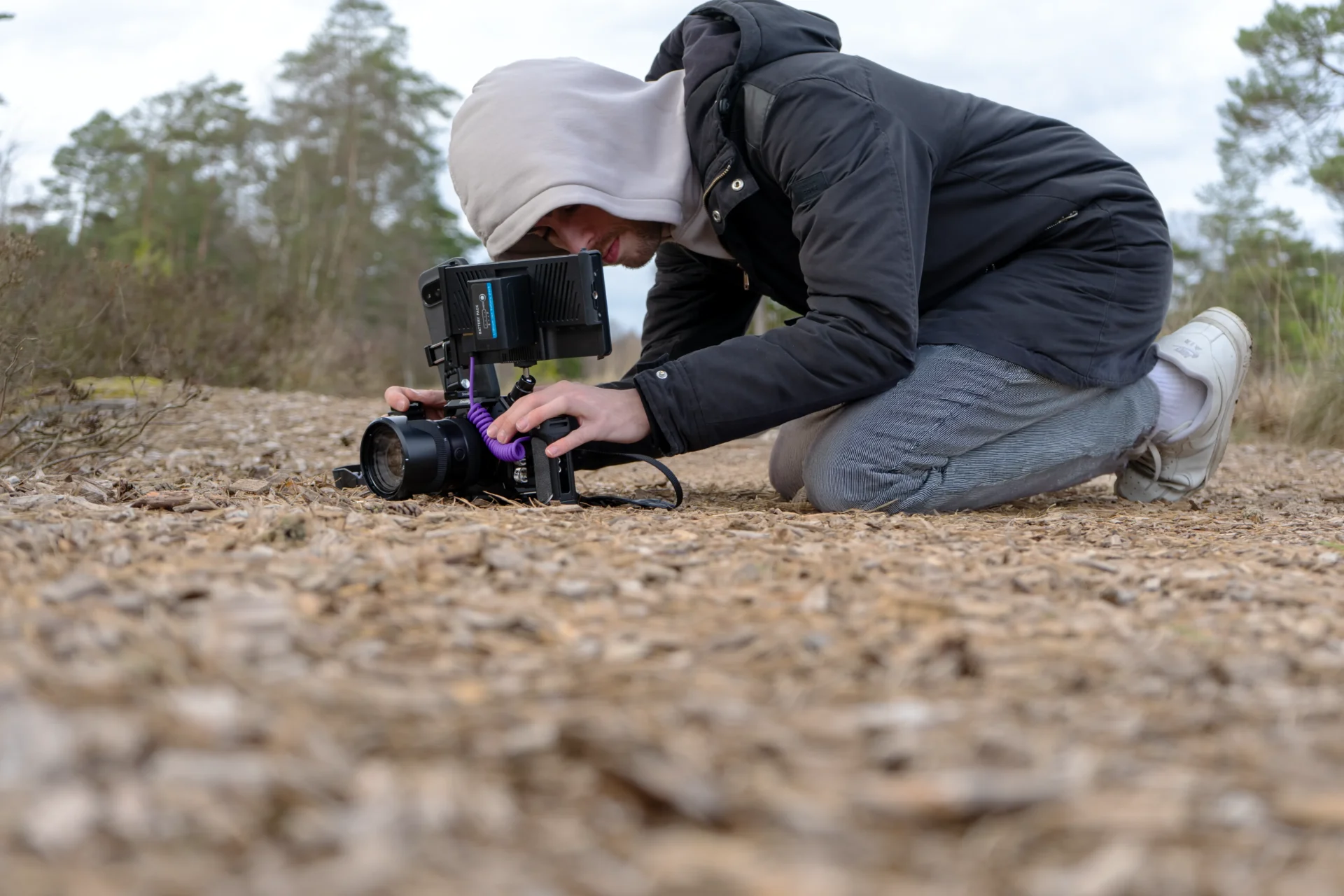 Kevin Dargelis bei der Arbeit – Fotograf und Videograf Stade Behind the Scenes