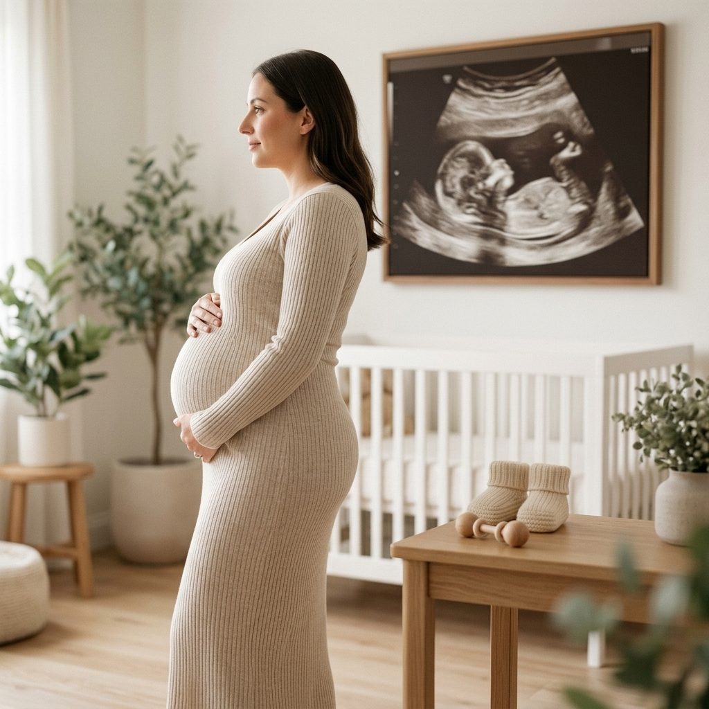 Fotovorlage Babybauch
